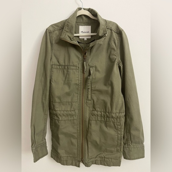 Madewell Jackets & Blazers - Madewell Olive Green Utility Jacket – Size XS